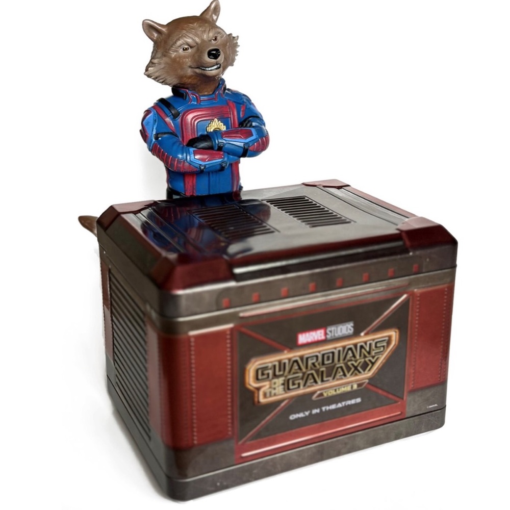 Guardians of the Galaxy Volume 3 Rocket Raccoon Popcorn Container NWT 1/2
